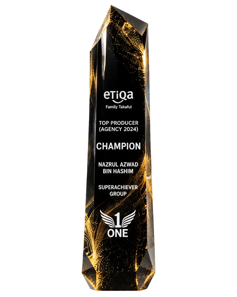 Champion, Top Producer Agency 2024 trophy